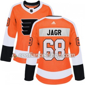 Adidas Maillot de Hockey Philadelphia Flyers Jaromir Jagr 68 2017-2018 Orange Authentic - Femme